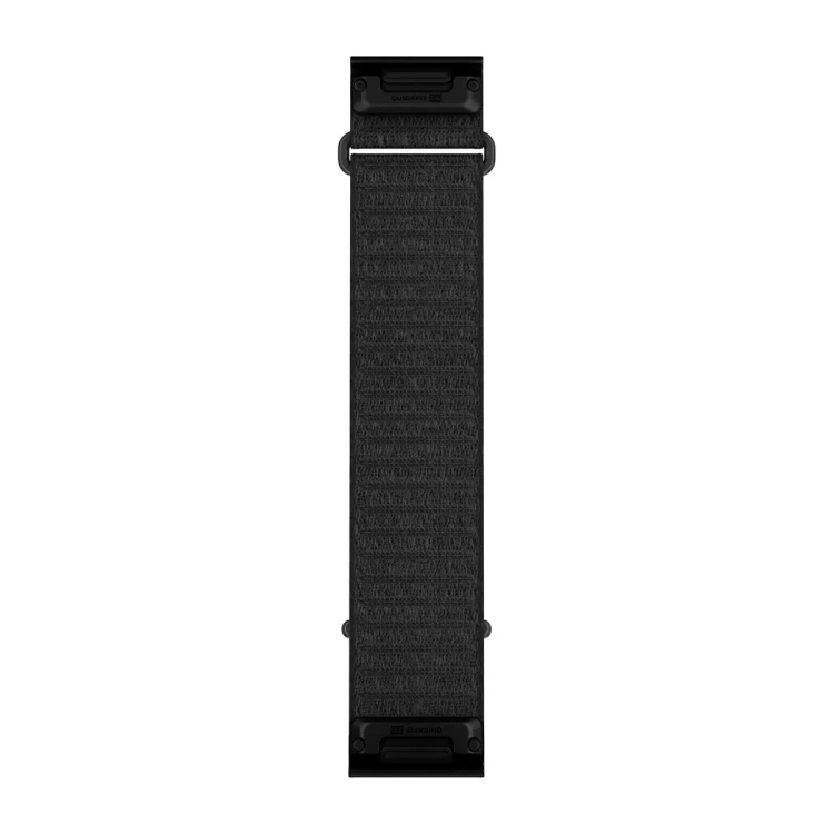 Materiałowy pasek ComfortFit o szerokości 26 mm i z szybkim systemem mocowania Garmin QuickFit.