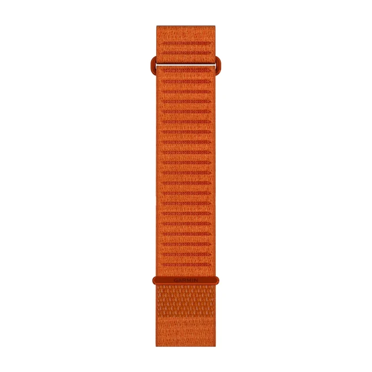Materiałowy pasek ComfortFit o szerokości 26 mm i z szybkim systemem mocowania Garmin QuickFit.