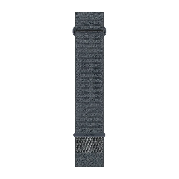 Materiałowy pasek ComfortFit o szerokości 26 mm i z szybkim systemem mocowania Garmin QuickFit.