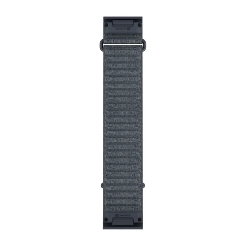 Materiałowy pasek ComfortFit o szerokości 26 mm i z szybkim systemem mocowania Garmin QuickFit.