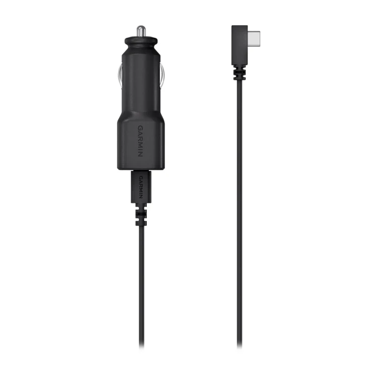 Przewód zasilający z adapterem USB-C do gniazdka zapalniczki.