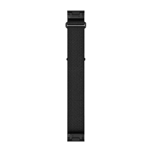Materiałowy pasek ComfortFit o szerokości 22 mm i z szybkim systemem mocowania Garmin QuickFit.