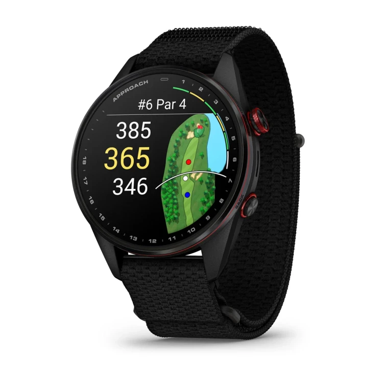 Approach S72 to zaawansowany smartwatch golfowy. Jest lekki, wygodny i wyposażony w funkcje, które pomogą Ci poprawić wyniki na polu golfowym.