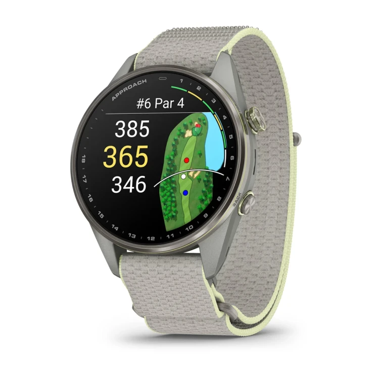 Approach S72 to zaawansowany smartwatch golfowy. Jest lekki, wygodny i wyposażony w funkcje, które pomogą Ci poprawić wyniki na polu golfowym.