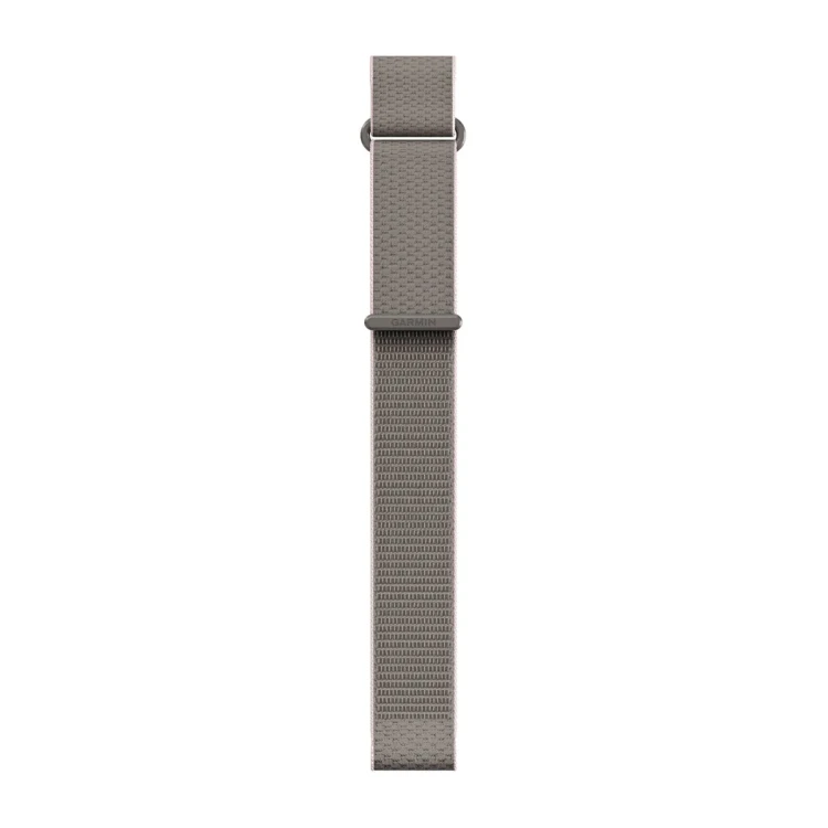 Materiałowy pasek ComfortFit o szerokości 20 mm i szybkim systemem mocowania Garmin QuickFit.