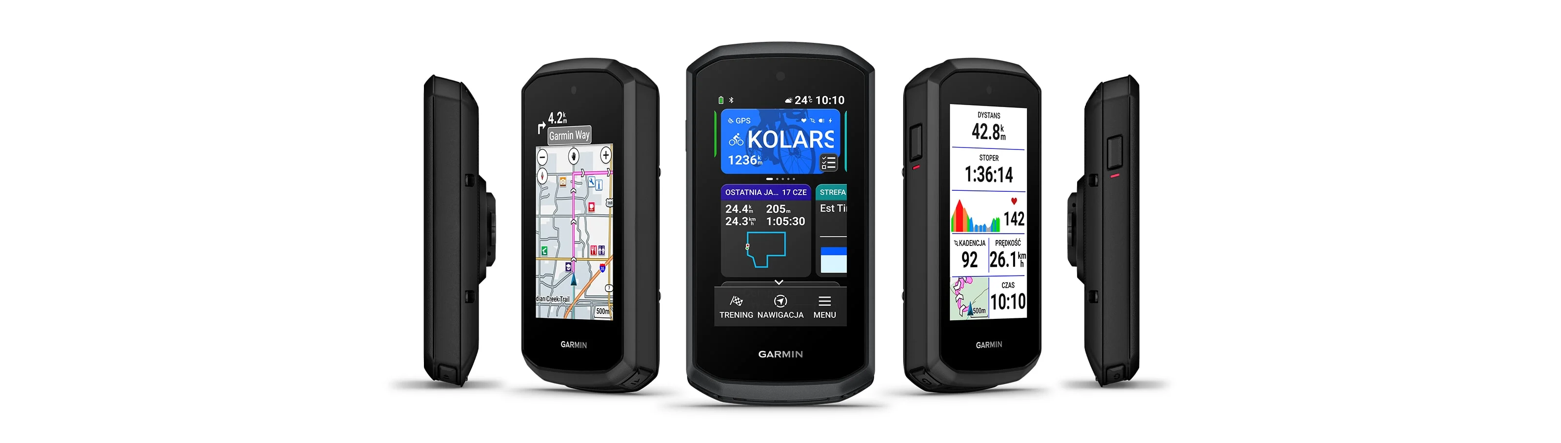 Komputer rowerowy Garmin Edge z kolorowym wyświetlaczem