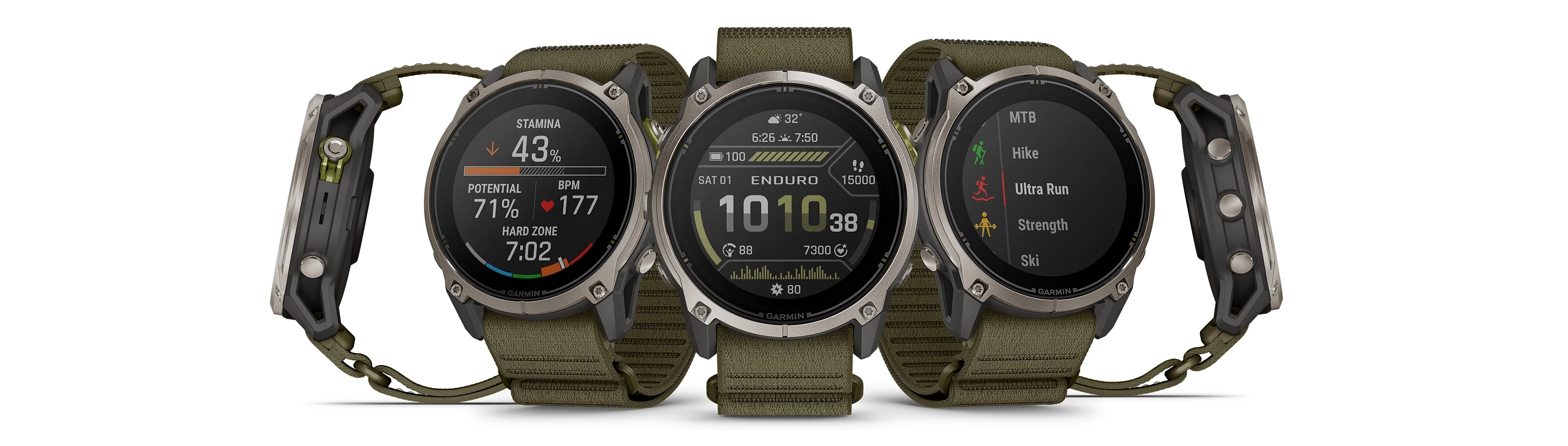 Smartwatch Garmin Enduro 4 przedstawiony na tle krajobrazu górskiego