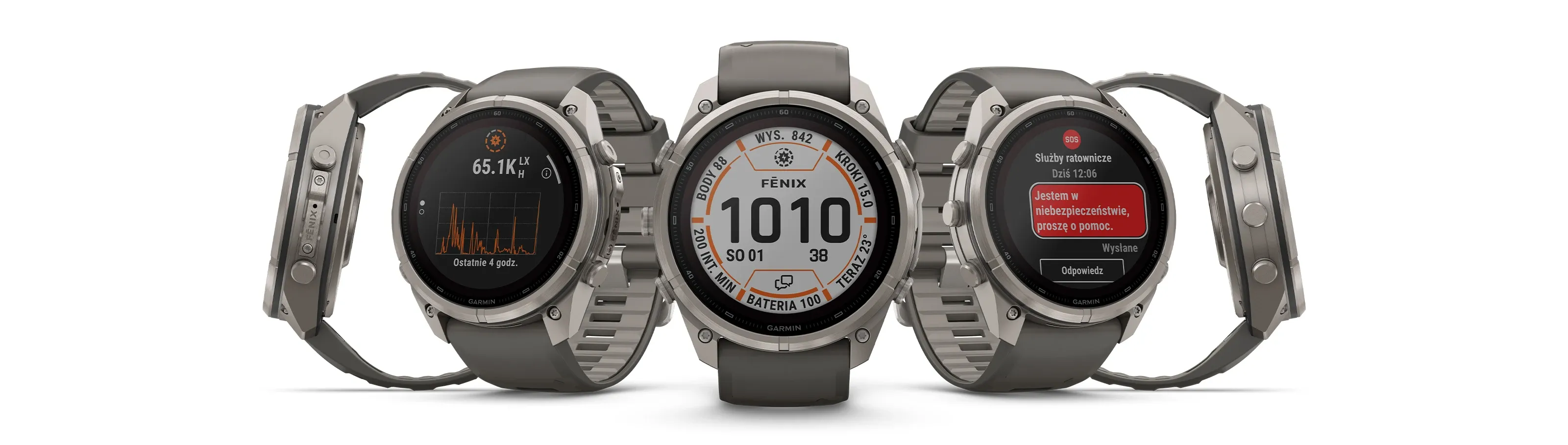 Smartwatch Garmin Fēnix 9 Pro z tytanową kopertą