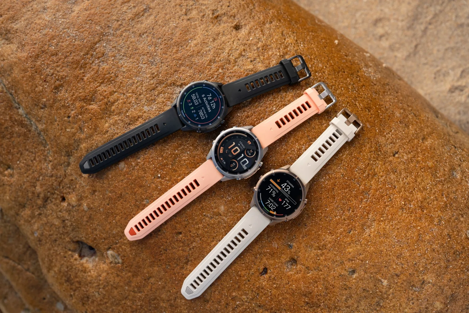 Garmin Fenix 9 - trzy wielkości koperty obok siebie