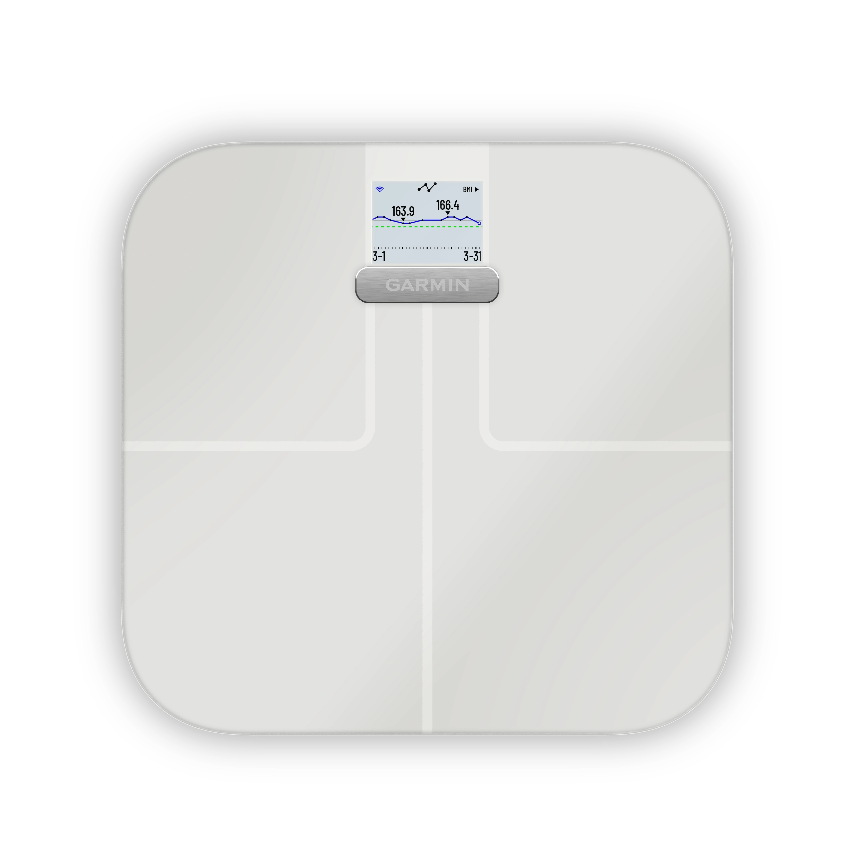Waga Garmin Index S2 w białym kolorze