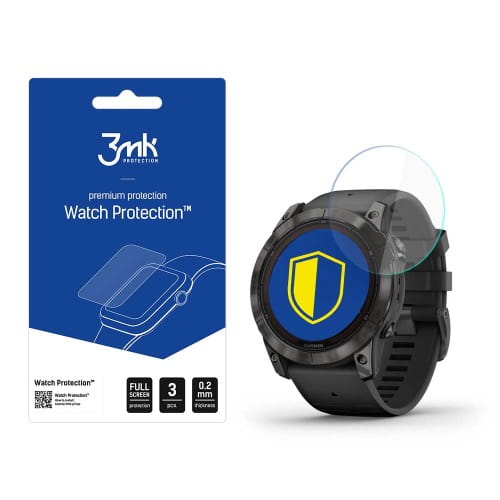 Szkło ochronne na ekran Garmin Fenix 7X PRO 51mm - 3mk Watch Protection (3 szt)